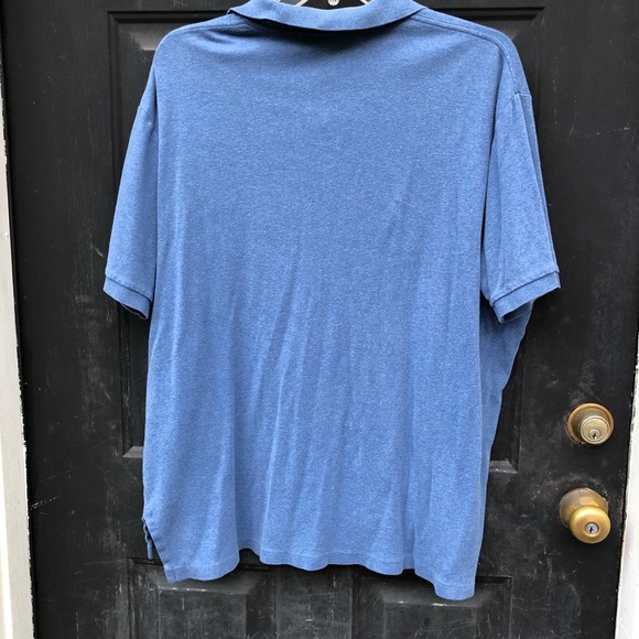 Men’s Blue Short Sleeve Collared Shirt - Picture 4 of 4